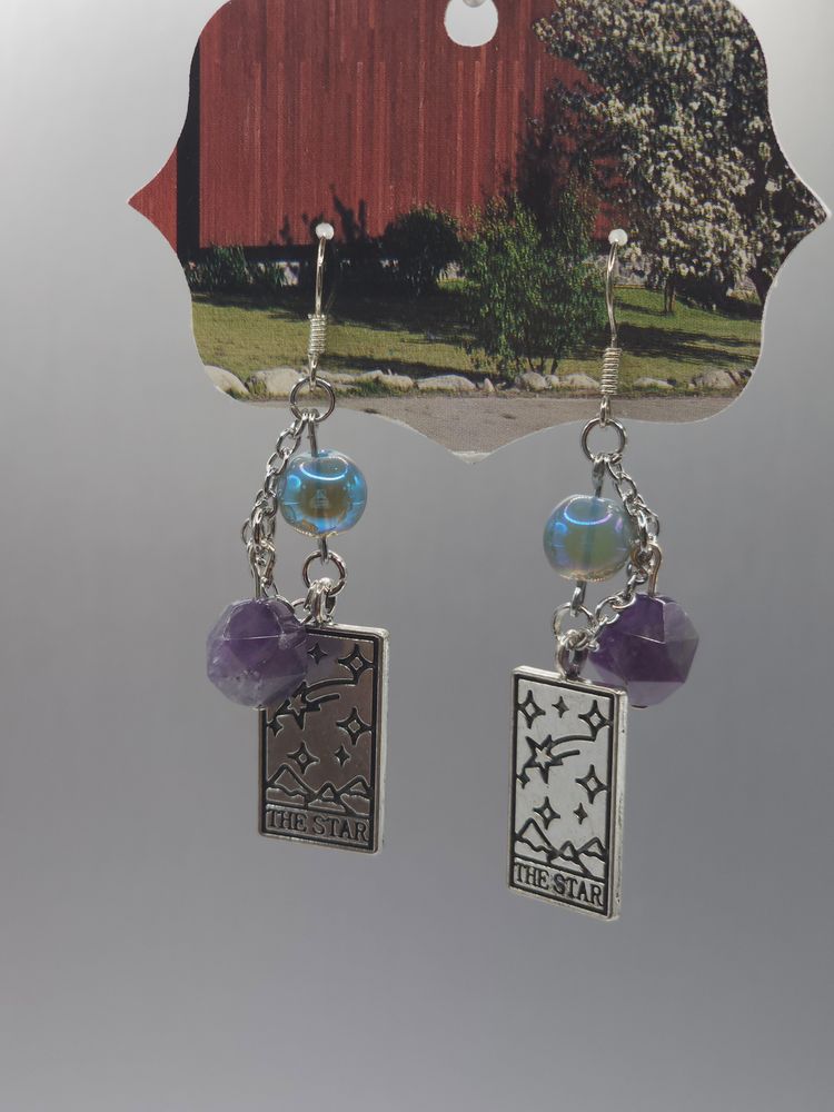 Aquarius inspired earrings 