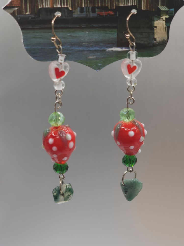 Berry cute earrings