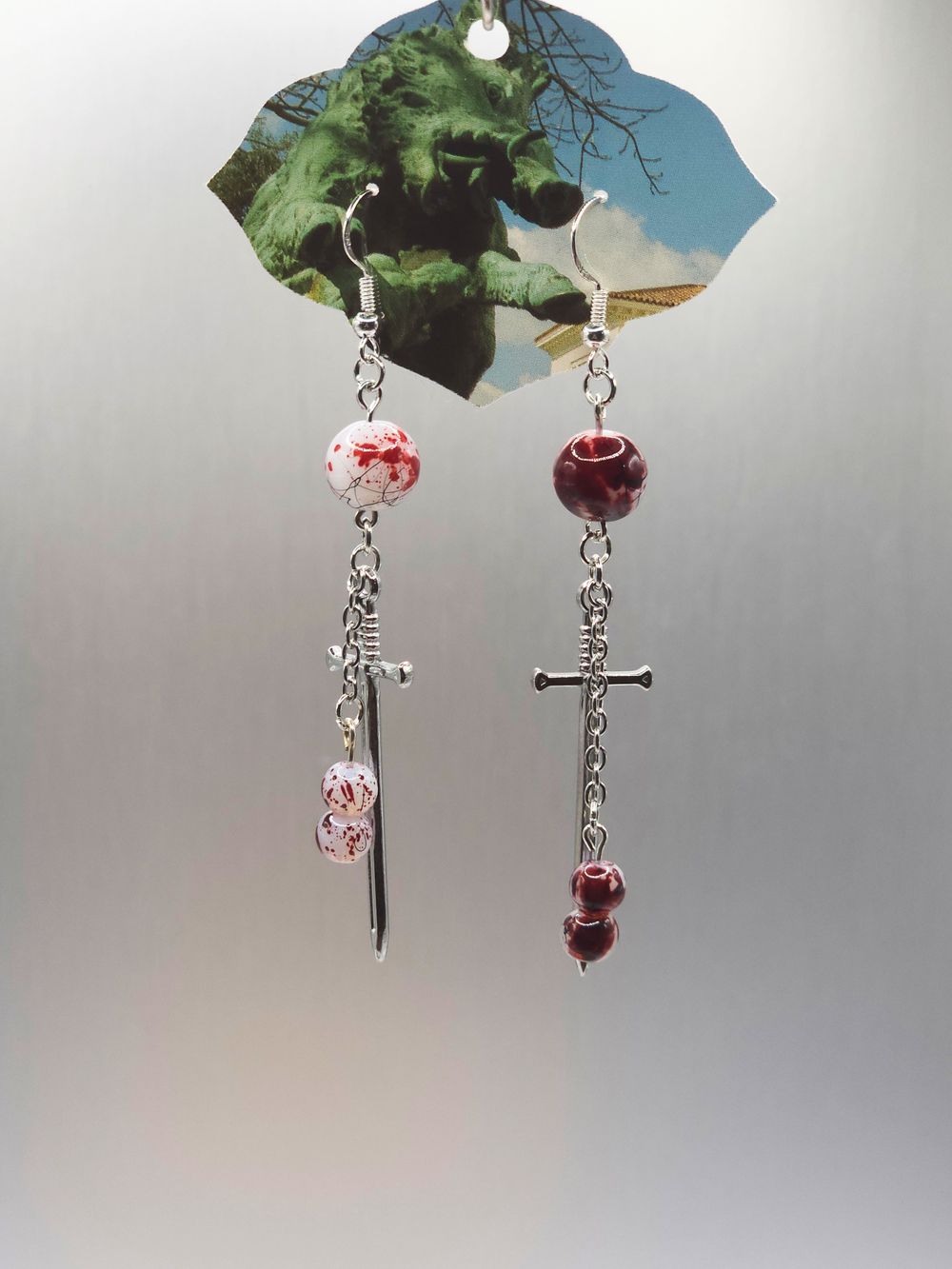 Murder weapon earrings